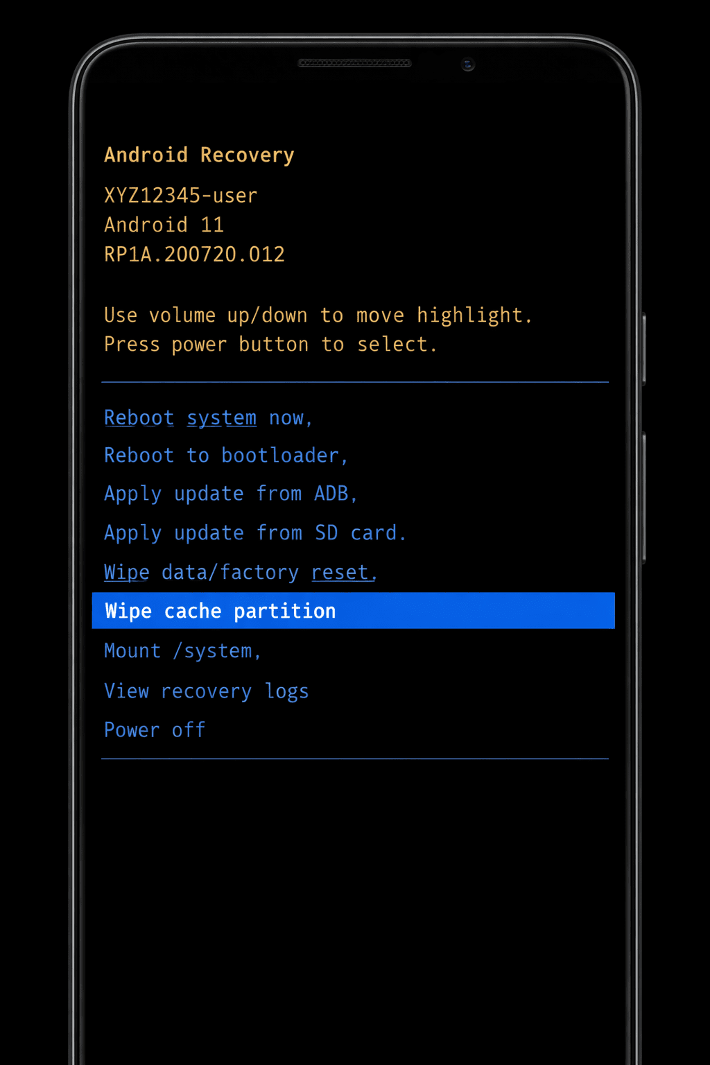 Android stuck on boot animation recovery mode screen