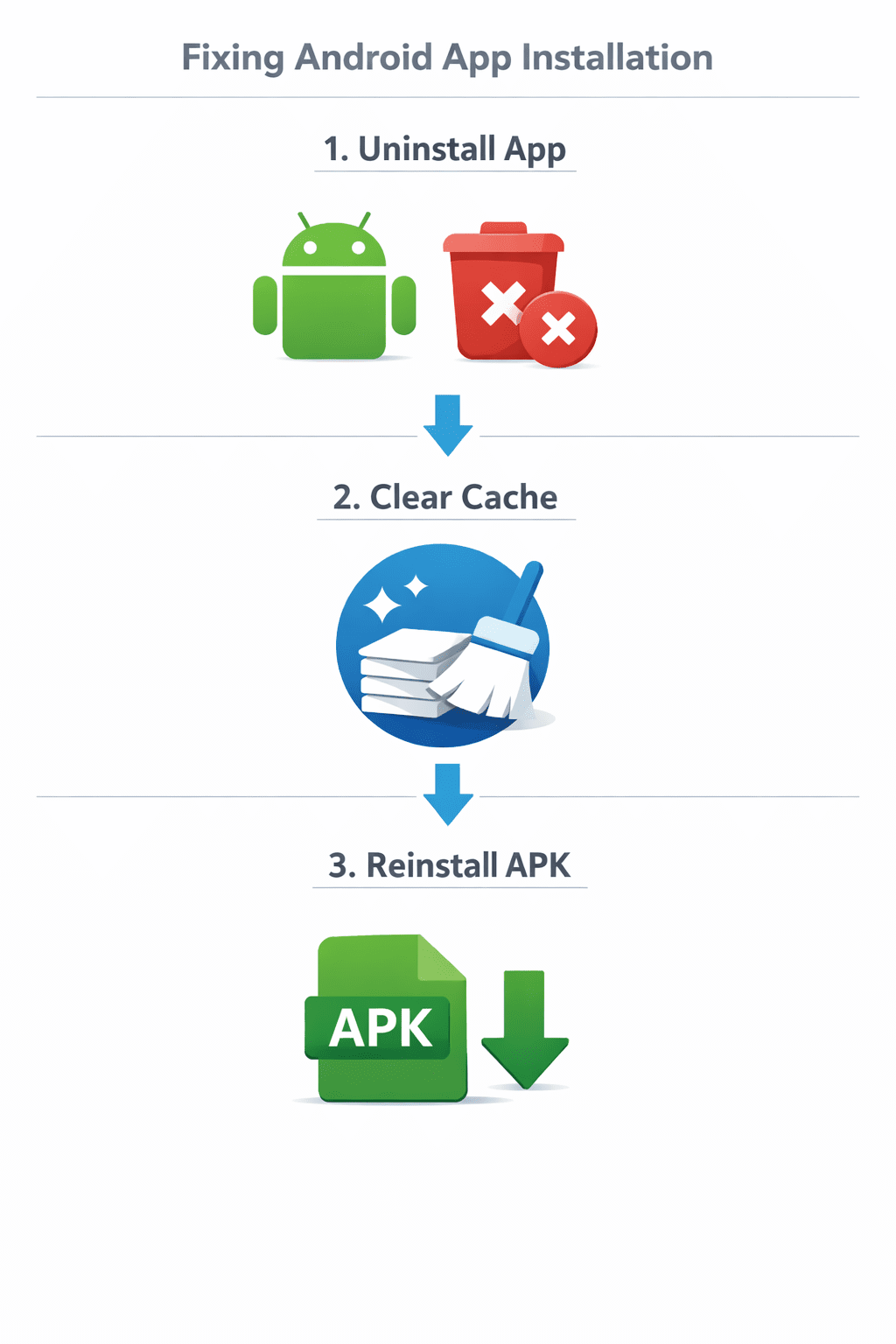 App not installed error fix for package conflict step by step Android